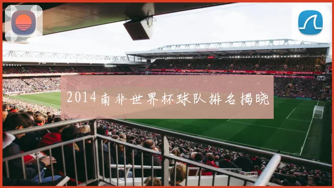 2014南非世界杯球队排名揭晓